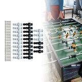 Maxbell 26 Pieces Table Soccer Men Players Repair Parts Football Machine Accessories Black White