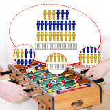 Maxbell 26 Pieces Table Soccer Men Players Repair Parts Football Machine Accessories Blue Yellow