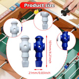 Maxbell 26 Pieces Table Soccer Men Players Repair Parts Football Machine Accessories Blue White