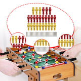 Maxbell 26 Pieces Table Soccer Men Players Repair Parts Football Machine Accessories Red Yellow