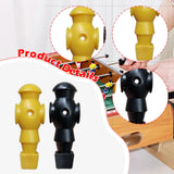 Maxbell 26 Pieces Table Soccer Men Players Repair Parts Football Machine Accessories Black Yellow