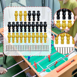 Maxbell 26 Pieces Table Soccer Men Players Repair Parts Football Machine Accessories Black Yellow