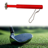 Maxbell Golf Club Groove Sharpening Regrooving Cleaning Tool for Optimal Backspin Red