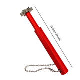 Maxbell Golf Club Groove Sharpening Regrooving Cleaning Tool for Optimal Backspin Red