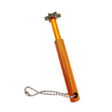 Maxbell Golf Club Groove Sharpening Regrooving Cleaning Tool for Optimal Backspin Golden