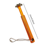 Maxbell Golf Club Groove Sharpening Regrooving Cleaning Tool for Optimal Backspin Golden