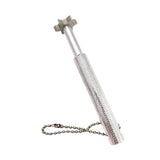 Maxbell Golf Club Groove Sharpening Regrooving Cleaning Tool for Optimal Backspin Silvery