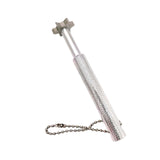 Maxbell Golf Club Groove Sharpening Regrooving Cleaning Tool for Optimal Backspin Silvery