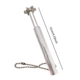 Maxbell Golf Club Groove Sharpening Regrooving Cleaning Tool for Optimal Backspin Silvery