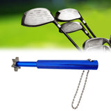 Maxbell Golf Club Groove Sharpening Regrooving Cleaning Tool for Optimal Backspin Blue