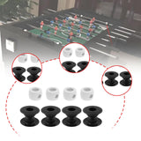 Maxbell 4 Pieces Foosball Table Rod Bushings Lightweight with 4Pcs Goalie Stop Rings