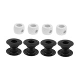 Maxbell 4 Pieces Foosball Table Rod Bushings Lightweight with 4Pcs Goalie Stop Rings