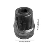 Maxbell 4x Trekking Pole Tips Accessories Compact Sturdy Replacement Feet Protectors Black