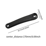 Maxbell Bicycle Left Hand Crank Arm for Folding Bikes Road Bikes Fixed Gear Bicycles Square hole