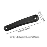 Maxbell Bicycle Left Hand Crank Arm for Folding Bikes Road Bikes Fixed Gear Bicycles Diamond hole
