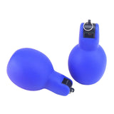 Maxbell 2 Pieces Hand Squeeze Whistles Manual Loud for Training Referees Home School Blue