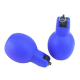 Maxbell 2 Pieces Hand Squeeze Whistles Manual Loud for Training Referees Home School Blue