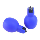Maxbell 2 Pieces Hand Squeeze Whistles Manual Loud for Training Referees Home School Blue