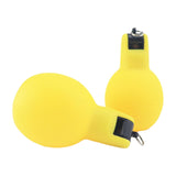 Maxbell 2 Pieces Hand Squeeze Whistles Manual Loud for Training Referees Home School Yellow
