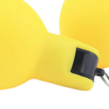 Maxbell 2 Pieces Hand Squeeze Whistles Manual Loud for Training Referees Home School Yellow