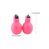Maxbell 2 Pieces Hand Squeeze Whistles Manual Loud for Training Referees Home School Pink