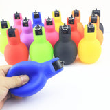 Maxbell 2 Pieces Hand Squeeze Whistles Manual Loud for Training Referees Home School Orange