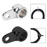 Maxbell Tricep Rope Cable Attachment Sturdy Pull Down Rope Hook for Fitness Home Gym Silver