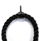 Maxbell Tricep Rope Cable Attachment Sturdy Pull Down Rope Hook for Fitness Home Gym Black