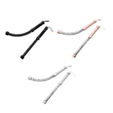 Maxbell 2 Pieces Battle Ropes Spring Bar for Indoor Outdoor and Office Strength Training black