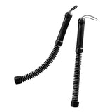 Maxbell 2 Pieces Battle Ropes Spring Bar for Indoor Outdoor and Office Strength Training black