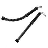 Maxbell 2 Pieces Battle Ropes Spring Bar for Indoor Outdoor and Office Strength Training black