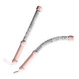 Maxbell 2 Pieces Battle Ropes Spring Bar for Indoor Outdoor and Office Strength Training pink