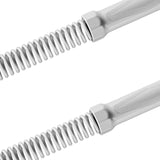 Maxbell 2 Pieces Battle Ropes Spring Bar for Indoor Outdoor and Office Strength Training gray