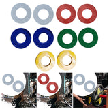 Maxbell 2 Pieces Fractional Weight Plates Color Coded for Strength Training Portable white 0.25LB