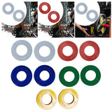 Maxbell 2 Pieces Fractional Weight Plates Color Coded for Strength Training Portable white 0.25LB