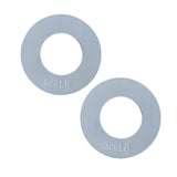 Maxbell 2 Pieces Fractional Weight Plates Color Coded for Strength Training Portable white 0.25LB
