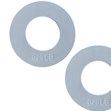Maxbell 2 Pieces Fractional Weight Plates Color Coded for Strength Training Portable white 0.25LB