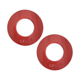 Maxbell 2 Pieces Fractional Weight Plates Color Coded for Strength Training Portable red 0.75LB