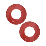 Maxbell 2 Pieces Fractional Weight Plates Color Coded for Strength Training Portable red 0.75LB