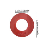 Maxbell 2 Pieces Fractional Weight Plates Color Coded for Strength Training Portable red 0.75LB