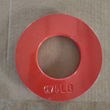 Maxbell 2 Pieces Fractional Weight Plates Color Coded for Strength Training Portable red 0.75LB