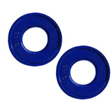 Maxbell 2 Pieces Fractional Weight Plates Color Coded for Strength Training Portable blue 0.5LB