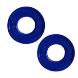 Maxbell 2 Pieces Fractional Weight Plates Color Coded for Strength Training Portable blue 0.5LB