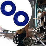 Maxbell 2 Pieces Fractional Weight Plates Color Coded for Strength Training Portable blue 0.5LB