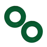 Maxbell 2 Pieces Fractional Weight Plates Color Coded for Strength Training Portable green 1LB
