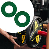 Maxbell 2 Pieces Fractional Weight Plates Color Coded for Strength Training Portable green 1LB