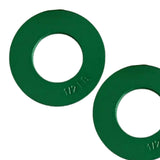 Maxbell 2 Pieces Fractional Weight Plates Color Coded for Strength Training Portable green 1LB