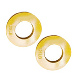 Maxbell 2 Pieces Fractional Weight Plates Color Coded for Strength Training Portable yellow 1.25LB
