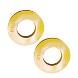 Maxbell 2 Pieces Fractional Weight Plates Color Coded for Strength Training Portable yellow 1.25LB