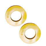 Maxbell 2 Pieces Fractional Weight Plates Color Coded for Strength Training Portable yellow 1.25LB